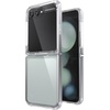 image:imageSpeck Clear Samsung Galaxy Z Flip 5 Case  Foldable Scratch Resistant amp Drop Protection  AntiYellowing Clear Phone Case for Galaxy Z Flip 5  Presidio PerfectClear with Gold GlitterClear