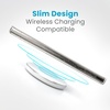 image:imageSpeck Presidio 2 Grip Samsung Galaxy S23 Case  Drop amp Camera Protection SoftTouch Secure Grip Wireless Charging Compatible Shock Absorbant Galaxy S23 Case  Charcoal GreyClear w Gold Glitter