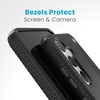 image:imageSpeck Presidio 2 Grip Samsung Galaxy S23 Case  Drop amp Camera Protection SoftTouch Secure Grip Wireless Charging Compatible Shock Absorbant Galaxy S23 Case  Charcoal GreyGrip Black