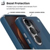 image:imageSpeck Presidio 2 Grip Samsung Galaxy S23 Case  Drop amp Camera Protection SoftTouch Secure Grip Wireless Charging Compatible Shock Absorbant Galaxy S23 Case  Charcoal GreyBlue