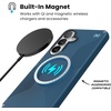 image:imageSpeck Presidio 2 Grip Samsung Galaxy S23 Case  Drop amp Camera Protection SoftTouch Secure Grip Wireless Charging Compatible Shock Absorbant Galaxy S23 Case  Charcoal GreyBlue