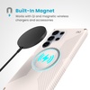 image:imageSpeck Presidio 2 Grip Samsung Galaxy S23 Case  Drop amp Camera Protection SoftTouch Secure Grip Wireless Charging Compatible Shock Absorbant Galaxy S23 Case  Charcoal GreyBleached BoneHeirloom Gold
