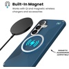 image:imageSpeck Presidio 2 Grip Samsung Galaxy S23 Case  Drop amp Camera Protection SoftTouch Secure Grip Wireless Charging Compatible Shock Absorbant Galaxy S23 Case  Charcoal GreyBlue