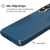 image:imageSpeck Presidio 2 Grip Samsung Galaxy S23 Case  Drop amp Camera Protection SoftTouch Secure Grip Wireless Charging Compatible Shock Absorbant Galaxy S23 Case  Charcoal GreyBlue