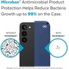 image:imageSpeck Presidio 2 Grip Samsung Galaxy S23 Case  Drop amp Camera Protection SoftTouch Secure Grip Wireless Charging Compatible Shock Absorbant Galaxy S23 Case  Charcoal GreyGrip Coastal Blue