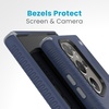 image:imageSpeck Presidio 2 Grip Samsung Galaxy S23 Case  Drop amp Camera Protection SoftTouch Secure Grip Wireless Charging Compatible Shock Absorbant Galaxy S23 Case  Charcoal GreyGrip Coastal Blue