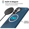 image:imageSpeck Presidio 2 Grip Samsung Galaxy S23 Case  Drop amp Camera Protection SoftTouch Secure Grip Wireless Charging Compatible Shock Absorbant Galaxy S23 Case  Charcoal GreyBlue