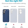image:imageSpeck Presidio 2 Grip Samsung Galaxy S23 Case  Drop amp Camera Protection SoftTouch Secure Grip Wireless Charging Compatible Shock Absorbant Galaxy S23 Case  Charcoal GreyGrip Coastal Blue