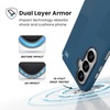 image:imageSpeck Presidio 2 Grip Samsung Galaxy S23 Case  Drop amp Camera Protection SoftTouch Secure Grip Wireless Charging Compatible Shock Absorbant Galaxy S23 Case  Charcoal GreyBlue