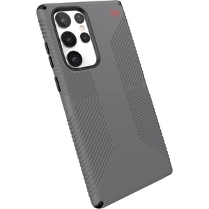 image:imageSpeck Black Samsung Galaxy S22 Ultra Case  Drop Protection Extra Grip Scratch Resistant amp ShockAbsorbent Case for Galaxy S22 Ultra  Slim Grip Case  Graphite Grey Black Bold Red Presidio2Graphite GreyBlackBold Red
