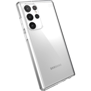 image:imageSpeck Clear Samsung Galaxy S22 Ultra Case  Drop Protection Scratch Resistant amp ShockAbsorbent Clear Case for Galaxy S22 Ultra  Slim Design  Presidio Perfect ClearClearClear