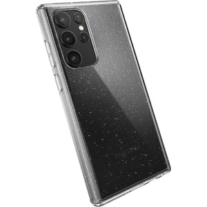 image:imageSpeck Clear Samsung Galaxy S22 Ultra Case  Drop Protection Scratch Resistant amp ShockAbsorbent Clear Case for Galaxy S22 Ultra  Slim Design  Presidio Perfect ClearClearPlatinum Glitter