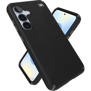 image:imageSpeck Presidio 2 Grip Samsung Galaxy S23 Case  Drop amp Camera Protection SoftTouch Secure Grip Wireless Charging Compatible Shock Absorbant Galaxy S23 Case  Charcoal GreyBlackSlate Grey