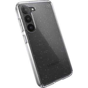 image:imageSpeck Presidio Perfect Clear Samsung Galaxy S23 Case  Drop amp Camera Protection Clear Phone Case Wireless Charging Compatible Shock Absorbant Galaxy S23 Case  Platinum Glitter