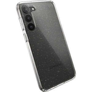 image:imageSpeck Products Presidio Perfect Glitter Case Fits Samsung Galaxy S23 Clear with Gold Glitter