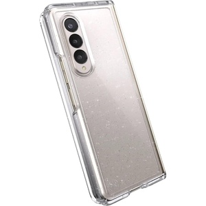 image:imageSpeck Samsung Galaxy Z Fold4 5G Case  Drop Protection Scratch Resistant amp ShockAbsorbent  Slim Design Grip Protection  Presidio Perfect Clear CaseClearPlatinum Glitter