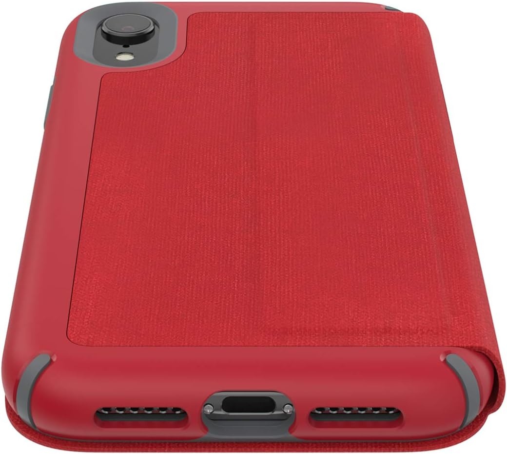 image:imageSpeck Products Presidio Folio iPhone XR Case Heathered Veronica PurpleVeronica PurpleVintage PurpleHeathered Heartrate RedHeartrate RedGraphite Grey
