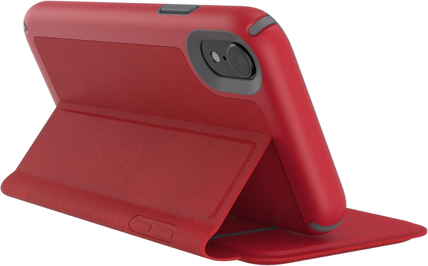 image:imageSpeck Products Presidio Folio iPhone XR Case Heathered Veronica PurpleVeronica PurpleVintage PurpleHeathered Heartrate RedHeartrate RedGraphite Grey
