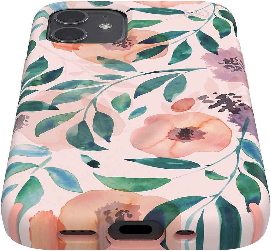 image:imageSpeck Products Presidio2 Armor Cloud oPhone 12 Mini Case ClearBlackWhite HotBlackBlackWhiteRosy PinkWatercolor Roses