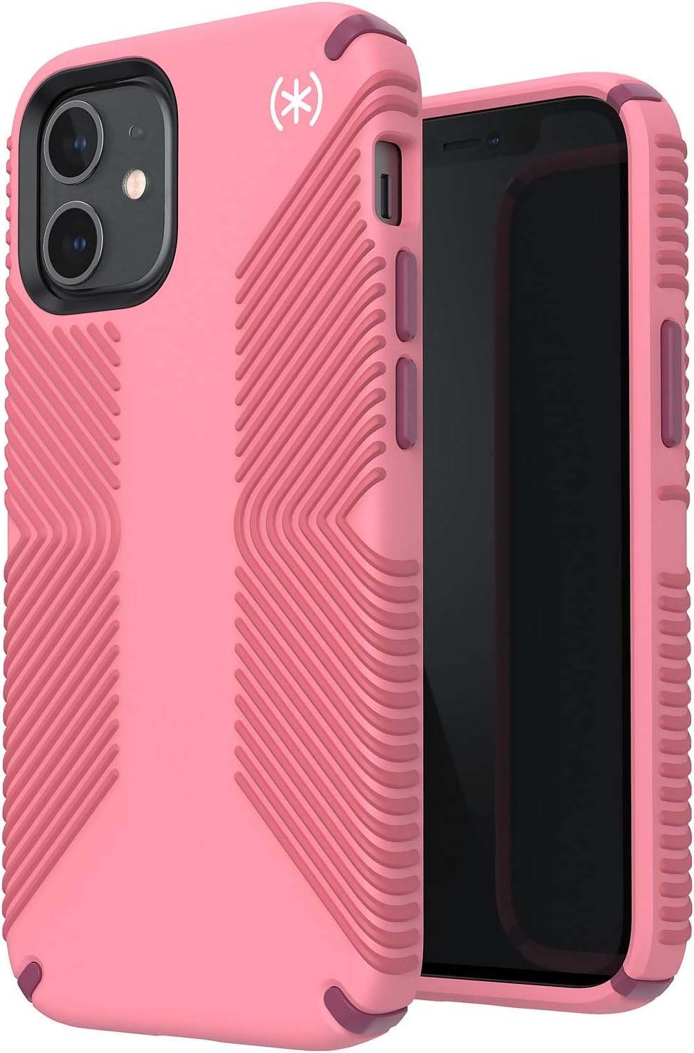image:imageSpeck Products Presidio2 Grip iPhone 12 Mini Case Vintage RoseRoyal PinkLush BurgundyWhiteVintage RoseRoyal PinkLush BurgundyWhite