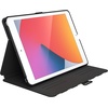 image:imageSpeck Balance Folio Case for iPad 102 Inch 20192021  Drop amp Camera Protection Slim Multi Range Stand Apple Pencil Holder  Arcadia NavyMoody GreyBlackWhite Stripes