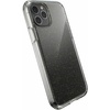 image:imageSpeck Presidio Pro Slim Fit Case for iPhone 11 Pro  Filigree GreySlate GreyClear with Gold GlitterClear
