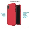image:imageSpeck Products Presidio PerfectClear Glitter Case Compatible with iPhone XsiPhone X Clear with Gold GlitterClear 1362705636Heartrate RedVermillion Red