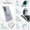 image:imageSpeck Samsung Galaxy S25 Ultra Case  Magnet Case13Foot Drop ProtectionAntiYellowingSamsung S25 Ultra Case MagsafeRaised Bezel amp Enhanced Buttons Presidio PerfectClear ClearChromePack of 1