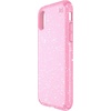 image:imageSpeck iPhone XS Presidio Clear  Glitter Case ScratchResistant IMPACTIUM 8Foot Drop Protected iPhone Case that Resists UV Yellowing Gold GlitterBella PinkBella Pink With Gold GlitterBella Pink