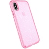 image:imageSpeck iPhone XS Presidio Clear  Glitter Case ScratchResistant IMPACTIUM 8Foot Drop Protected iPhone Case that Resists UV Yellowing Gold GlitterBella PinkBella Pink With Gold GlitterBella Pink