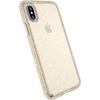 image:imageSpeck iPhone XS Presidio Clear  Glitter Case ScratchResistant IMPACTIUM 8Foot Drop Protected iPhone Case that Resists UV Yellowing Gold GlitterBella PinkClear With Gold GlitterClear