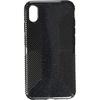 image:imageSpeck Presidio Grip iPhone XS Max Case  Slim Fit Silicone BlackBlackObsidian Black with Silver GlitterBlack