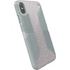 image:imageSpeck Presidio Grip iPhone XS Max Case  Slim Fit Silicone BlackBlackWhitestone Grey GlitterBlue