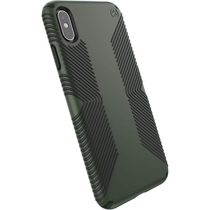 image:imageSpeck Presidio Grip iPhone XS Max Case  Slim Fit Silicone BlackBlackDusty GreenBrunswick Black