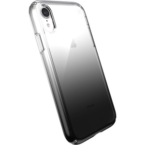 image:imageSpeck Presidio Inked iPhone XR Case Stripe Gold SpecksMarble Grey 1320938902 GrayClearShadow Fade