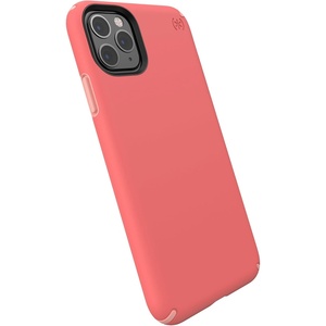 image:imageSpeck Products 1300245085 Presidio Stay Clear iPhone 11 Pro Max Thermoplastic Polyurethane Case ClearClearParrot PinkChiffon Pink