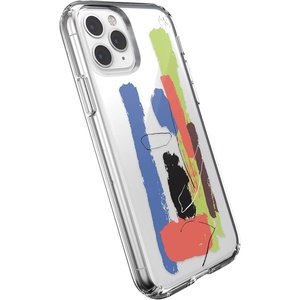 image:imageSpeck Products Presidio Clear  Print iPhone 11 ProCase PaintSplatter BlueClearPaintSplatter BlueClear