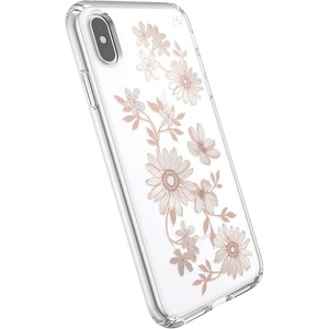 image:imageSpeck Products Presidio Clear  Print iPhone Xs Max Case FairytaleFloral Peach GoldClearFairytaleFloral Peach GoldClear