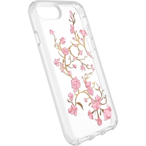 image:imageSpeck Products Presidio Clear Case for iPhone 8 Plus Also fits 7S7 Plus and 6S6 Plus ClearClearGoldenblossoms PinkClear