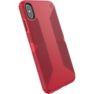 image:imageSpeck Products Presidio Clear Case for iPhone 8 Plus Also fits 7S7 Plus and 6S6 Plus ClearClearHeart Rate RedVermillion Red