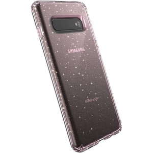 image:imageSpeck Products Presidio ClearGlitter Samsung Galaxy S10 Plus Case Glitter Bella Pink with Gold GlitterBella Pink 1246106603Bella Pink with Gold Glitter