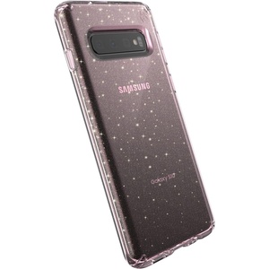 image:imageSpeck Products Presidio ClearGlitter Samsung Galaxy S10 Plus Case Glitter Bella Pink with Gold GlitterBella Pink 1246106603GLITTER BELLA PINK WITH GOLD GLITTERBELLA PINK