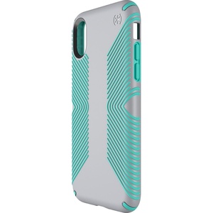 image:imageSpeck Products Presidio Grip iPhone XsiPhone X Case Dolphin GreyAloe Green 1171246249GreyAloe Green