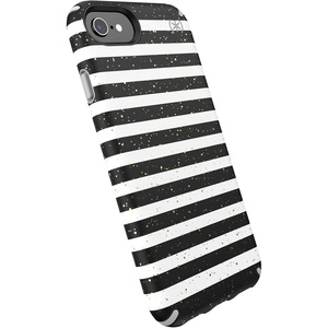 image:imageSpeck Products Presidio Inked iPhone SE 2022 iPhone SE 2020 iPhone 8 iPhone 7 Case Stripe Gold SpecksMarble Grey Gray 1320878902