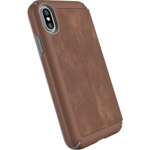 image:imageSpeck Products Presidio PerfectClear Glitter Case Compatible with iPhone XsiPhone X Clear with Gold GlitterClear 1362705636Saddle BrownLight Graphite Grey