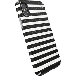 image:imageSpeck Products Presidio PerfectClear Glitter Case Compatible with iPhone XsiPhone X Clear with Gold GlitterClear 1362705636Stripe Gold SpecksMarble Grey