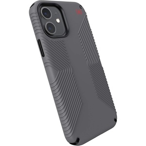 image:imageSpeck Products Presidio PerfectClear iPhone 12 iPhone 12 Pro Case ClearClear OPEN BOXGraphite GreyGraphite GreyBold Red