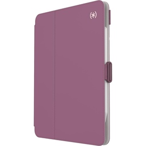 image:imageSpeck iPad Pro 4th Generation Case  Hard Back Case for Apple iPad Pro 11inch 2022  Slim Multi Range Stand Apple Pencil Holder Drop Protection Camera Shield  Balance Folio Almond MilkMochaPlumberryCrushed AppleCrepePink
