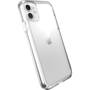 image:imageSpeck iPhone 11 Case  Drop Protection ShockAbsorbent Fits iPhone XR Case amp iPhone 11  Dual Layer Design with Rubber Sheild amp Slim Design  Pink Tint Forever Pink GemShellClearClear