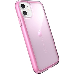 image:imageSpeck iPhone 11 Case  Drop Protection ShockAbsorbent Fits iPhone XR Case amp iPhone 11  Dual Layer Design with Rubber Sheild amp Slim Design  Pink Tint Forever Pink GemShellPink TintForever Pink